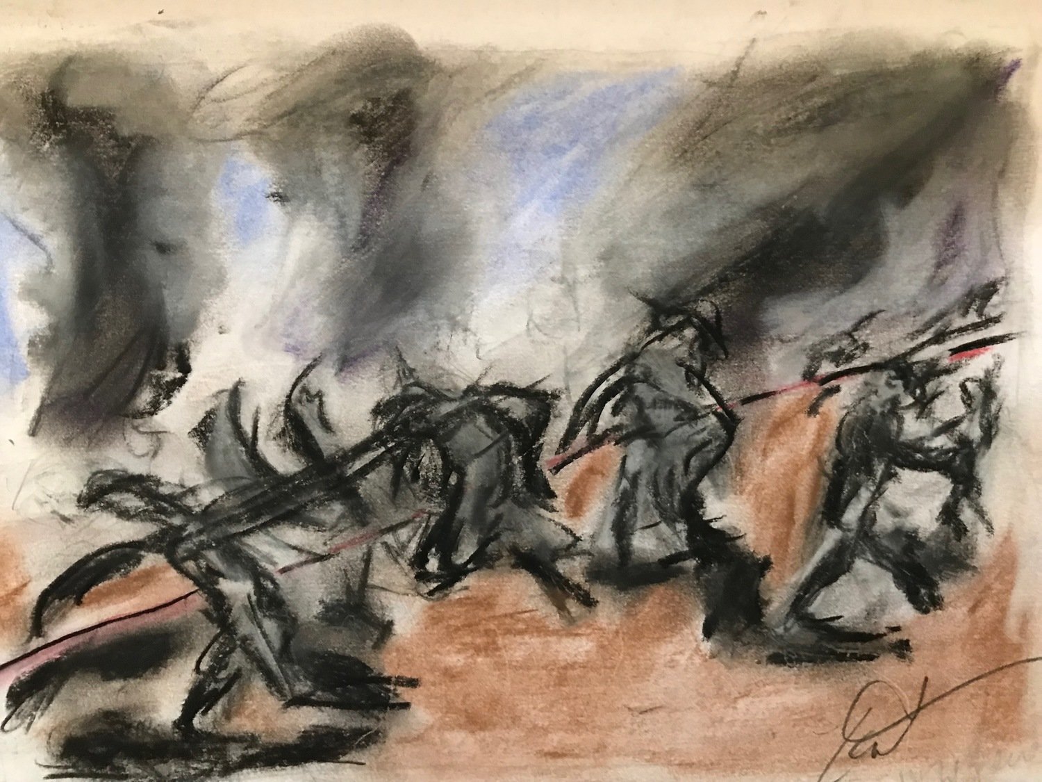 Coffee and A Sketch: Gaza Fence