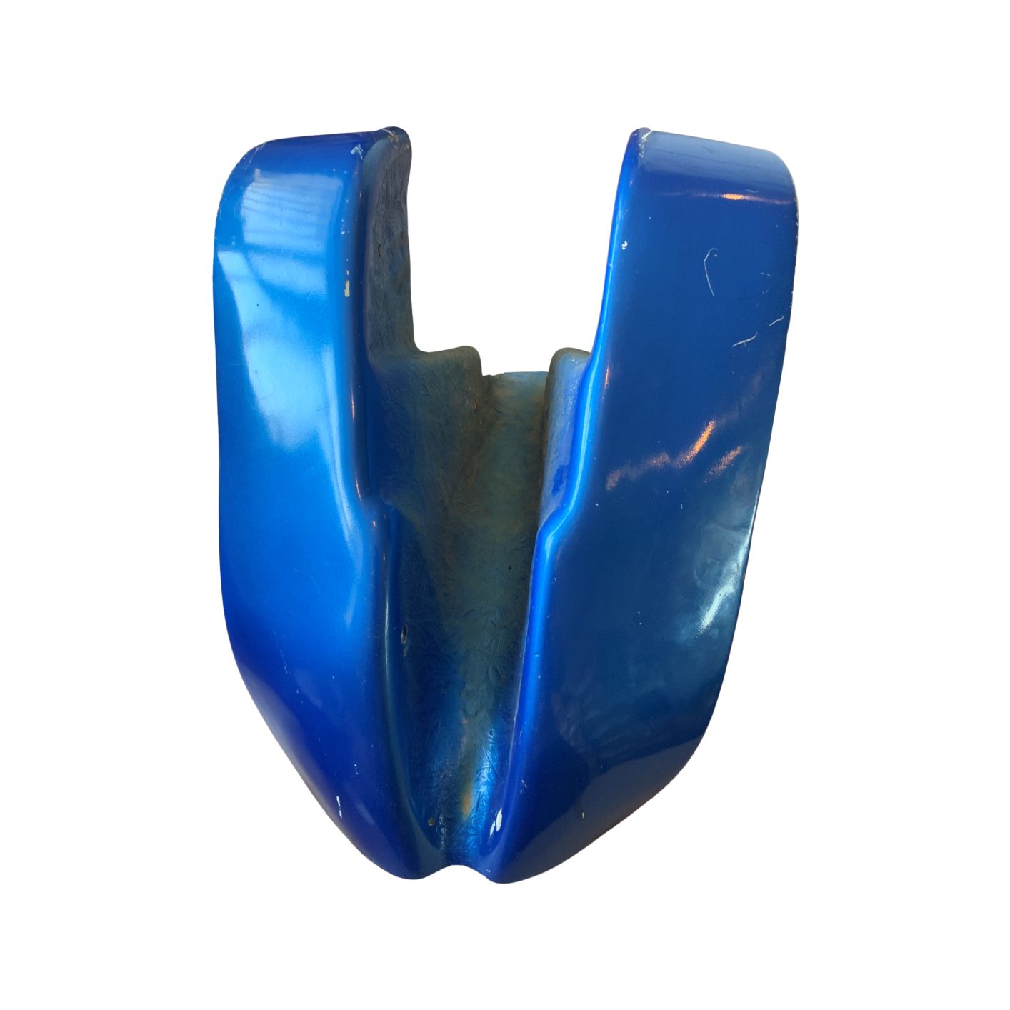 Leg Shield Blue Fiberglass Leg Shield (Used) — Shop — Detroit Moped Works