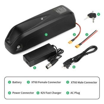 NEW-Style (5-pin) eBike Battery ( 48v / 13Ah ) for Monday Moto eBikes