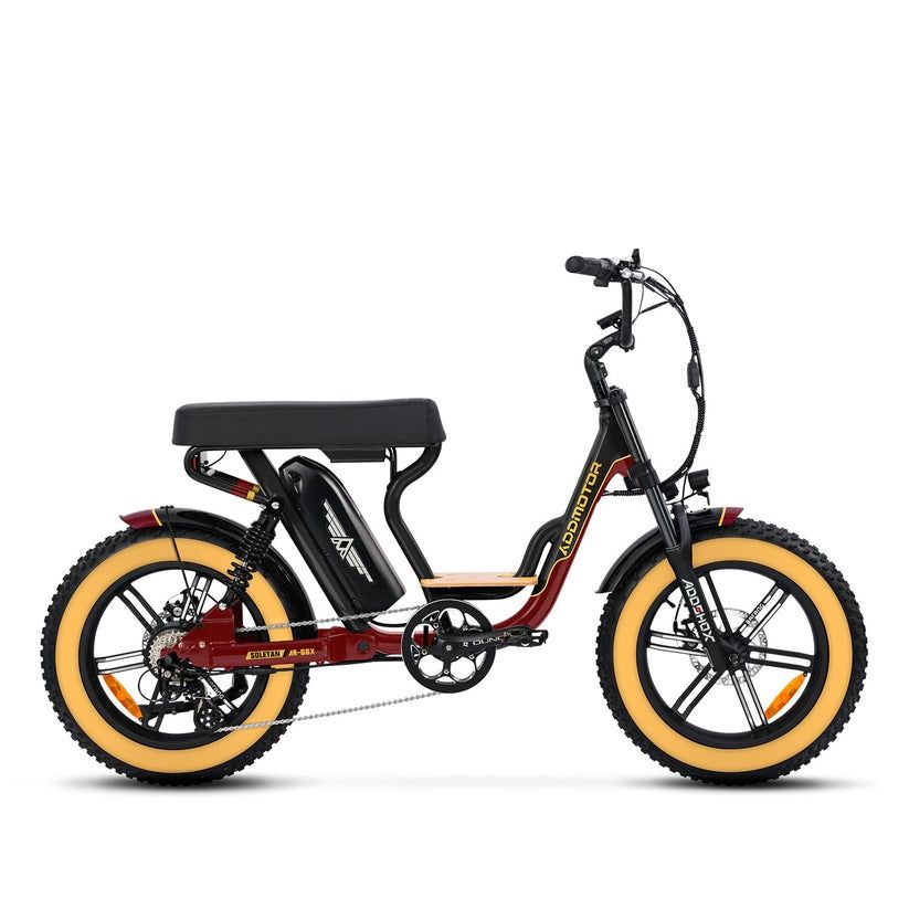 Addmotor - Soletan M-66X - full suspension fat tire moped style e-bike Addmotor - Soletan M-66X - full suspension fat tire moped style e-bike