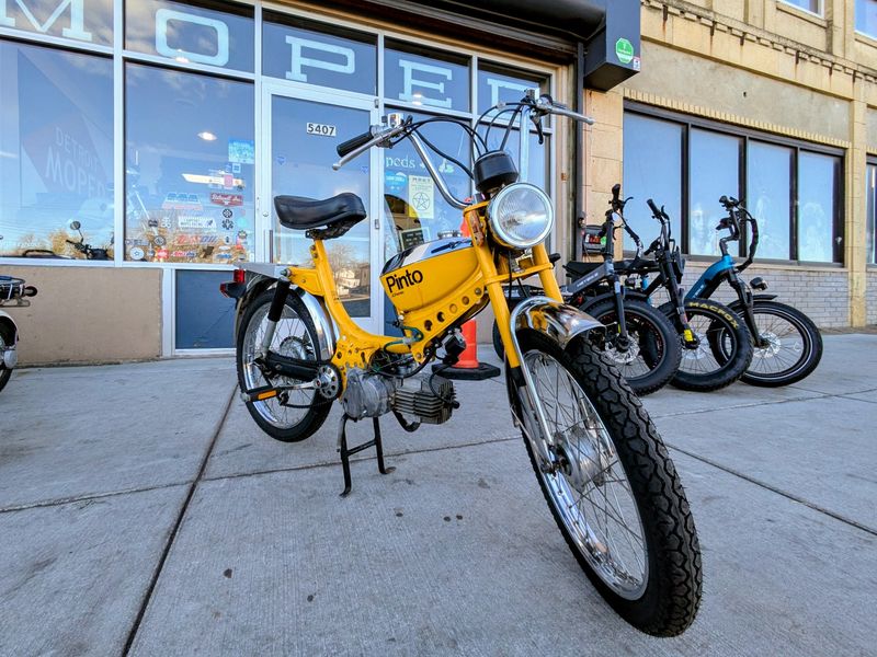 1977 JC Penny (Puch) Pinto - Yellow - Fully Restored Vintage Moped 1977 JC Penny (Puch) Pinto - Yellow - Fully Restored Vintage Moped