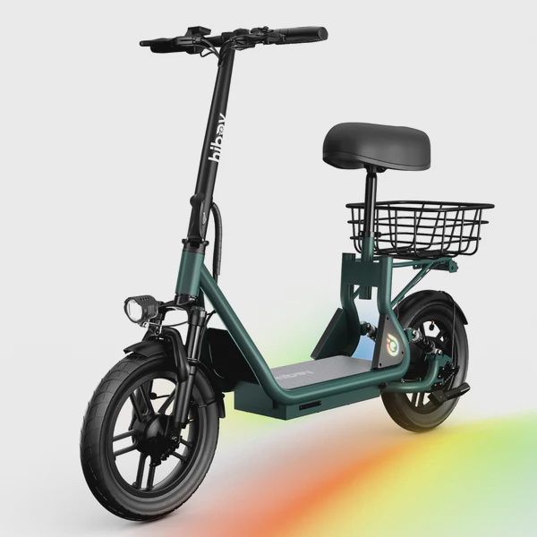 Hiboy - Q2 - Electric Seat Scooter for Adults Hiboy - Q2 - Electric Seat Scooter for Adults, Assembly: Assembled and Tested, Color: Green