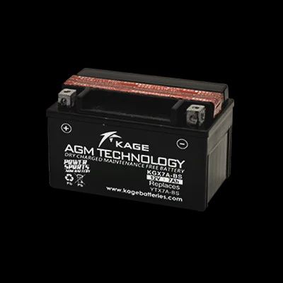 Kage AGM Battery KGX7A-BS (replaces YTX7A-BS)