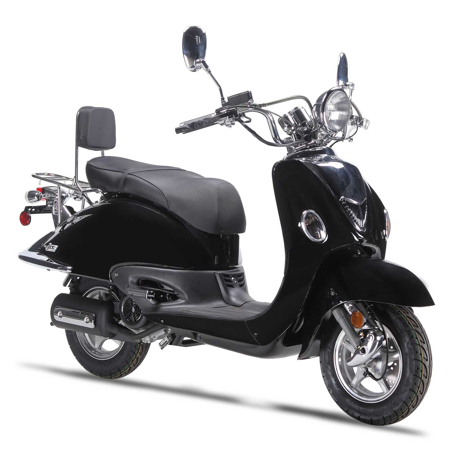 Wolf - Jet Classic II - 150cc Wolf - Jet Classic II - 150cc, Color: Black