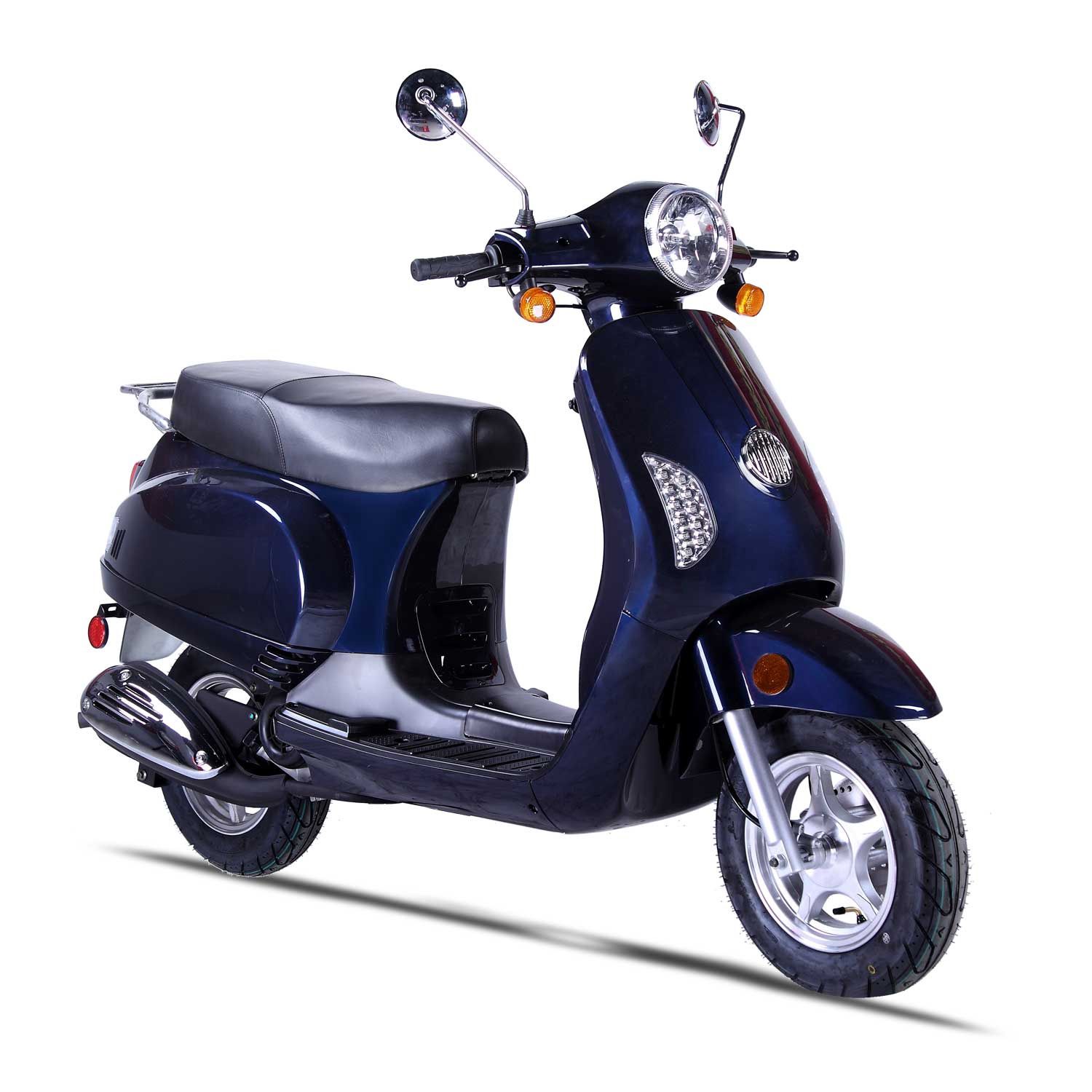 Wolf - Lucky II - 150cc Scooter Wolf - Lucky II - 150cc Scooter, Color: Dark Blue