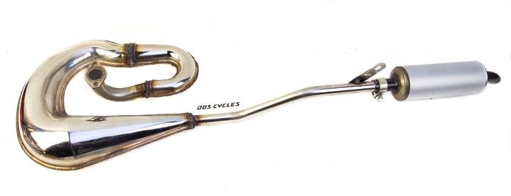 Puch Dos CIRCUIT EXHAUST pipe - Polished Stainless Puch Dos CIRCUIT EXHAUST pipe - Polished Stainless