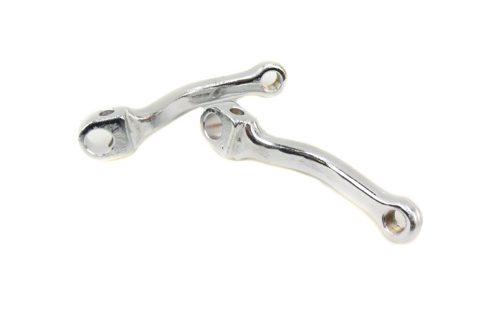 CHROME PEDAL CRANK ARMS CHROME PEDAL CRANK ARMS