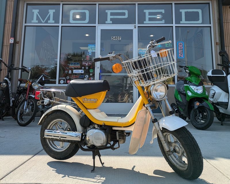 1979 Yamaha Champ Yellow 50cc Vintage Moped Restoration 1979 Yamaha Champ Yellow 50cc Vintage Moped Restoration