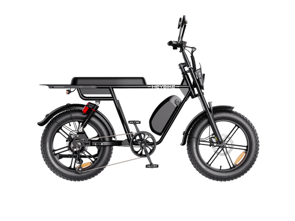 HeyBike - Saturn - Long Range Utility E-Bike (1000w rated motor) HeyBike - Saturn - Long Range Utility E-Bike (1000w rated motor), Battery Configuration: Single Battery — 52V 18.4Ah
