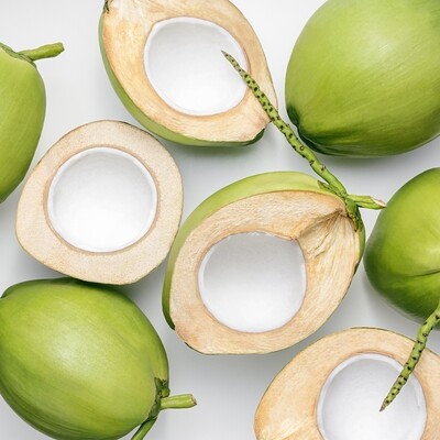 Fresh Coconut Young Coconut - Green - Box of 9 Fresh Coconut Young Coconut - Green - Box of 9