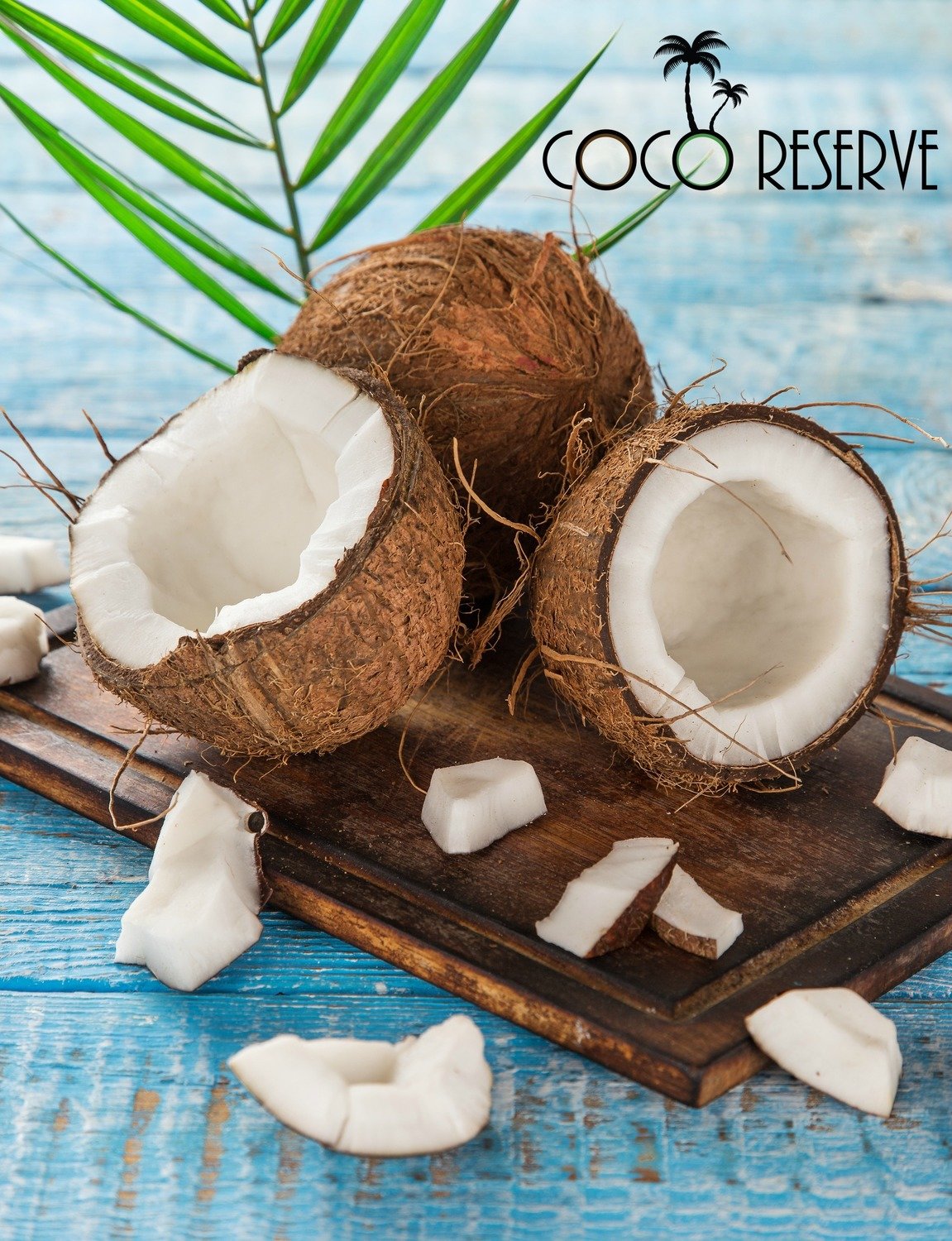 Fresh Coconut - Brown Mature Coco - rich coconut meat - 9pcs