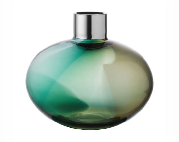 Orrefors Pluto Vase Forest