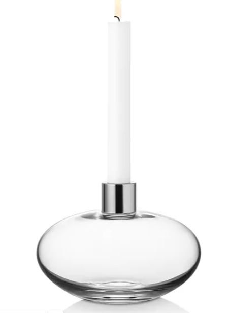 Orrefors Pluto Candlestick (clear)