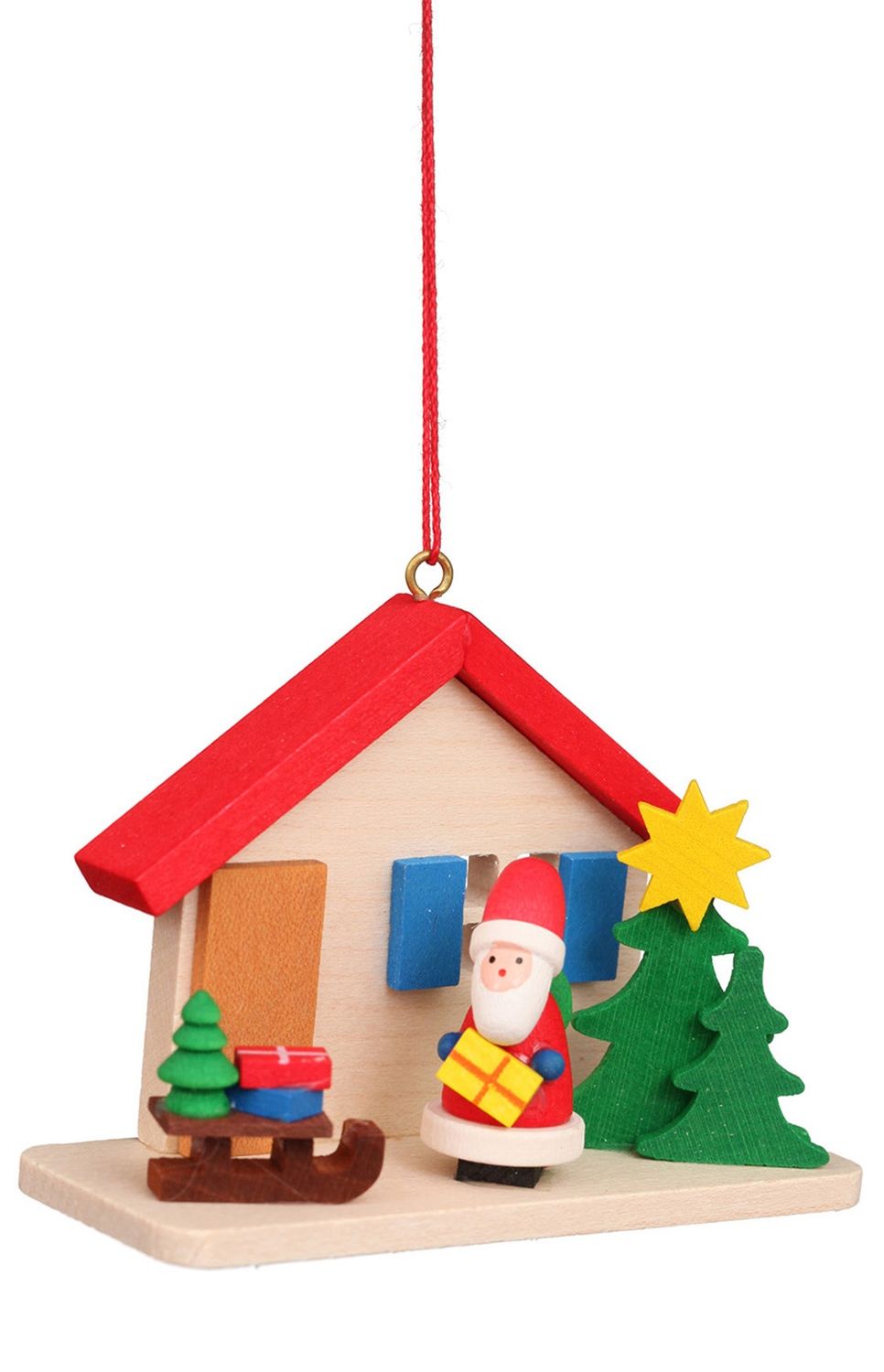Cottage w/ Santa
