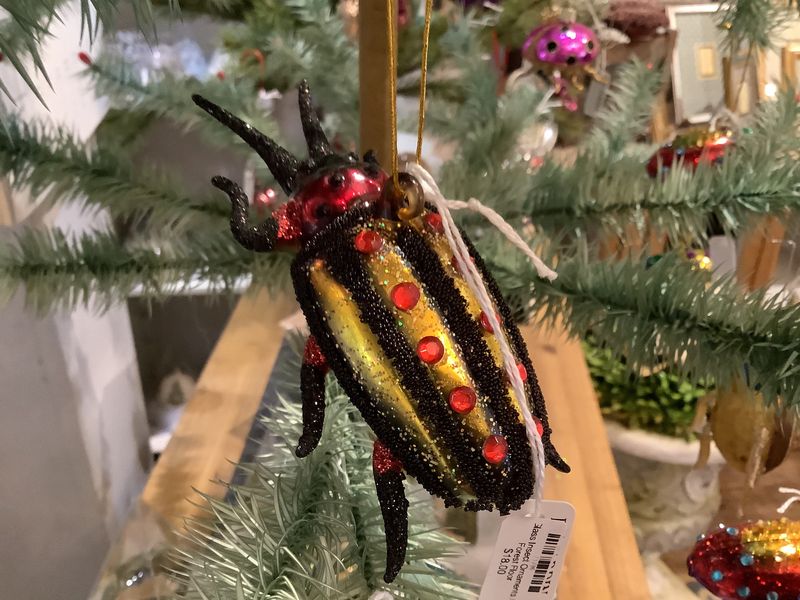 Glass Insect Ornaments