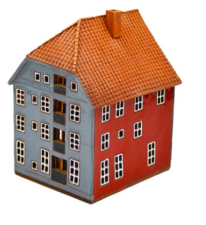 Norway House Blue Red