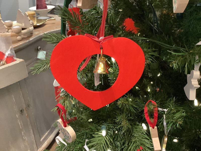Swedish Heart w/ Bells Ornament
