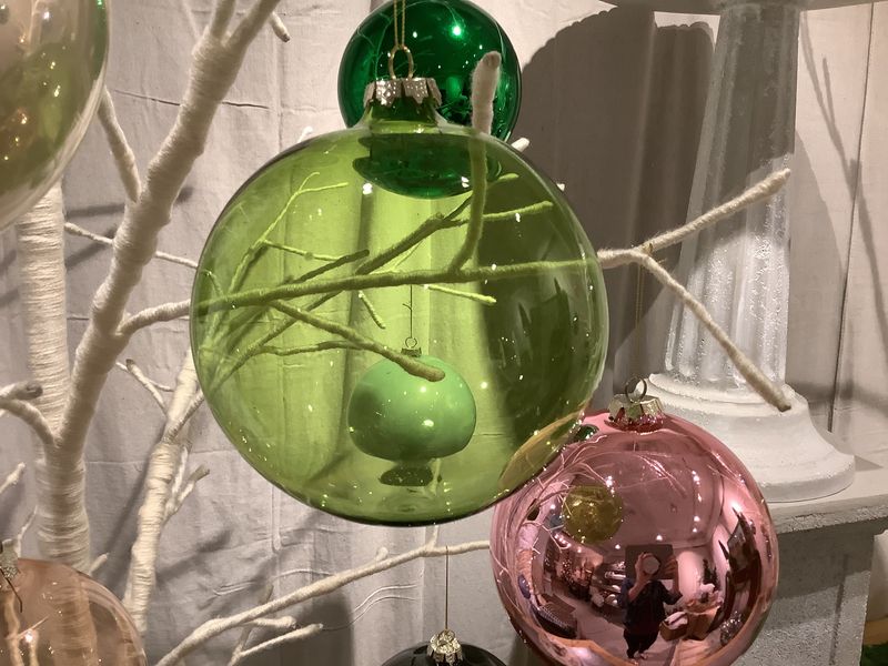 Giant Glass Ornaments