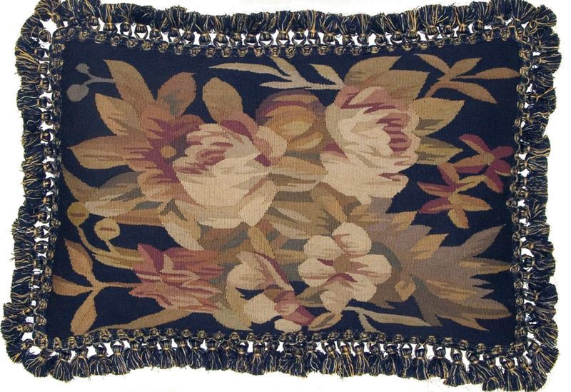 16"x 24" Embr. Rose Pillow