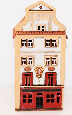 Prague House with Red