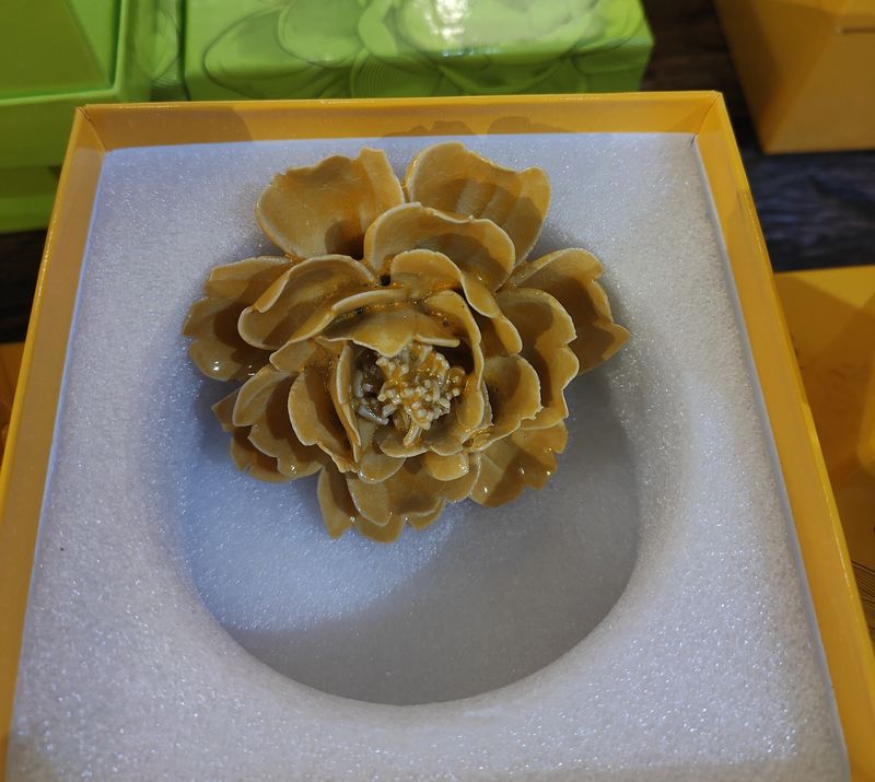 Ceramic Yellow Rose