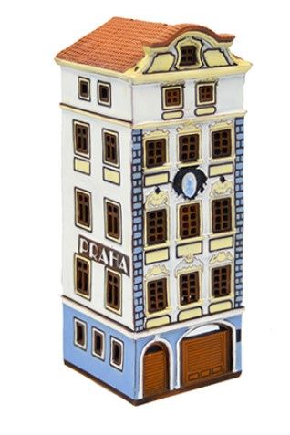 Prague White Blue