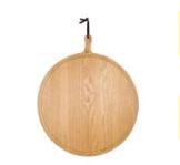 Oak Bread Board, Design: Round XL