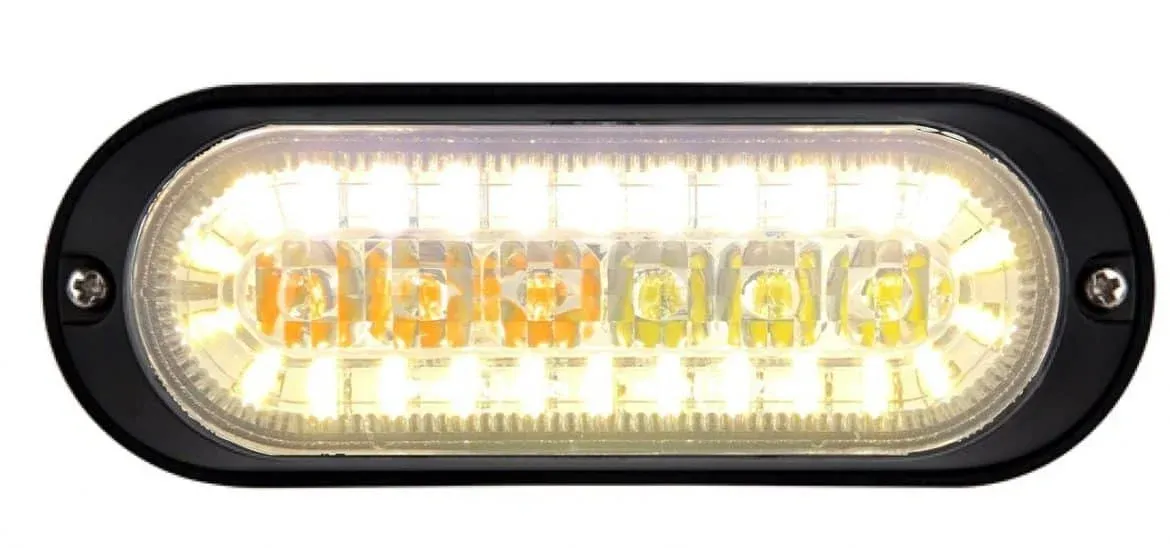 18-WATT LED HIGH POWER STROBE WITH BUILT-IN FLOOD WORK LIGHT