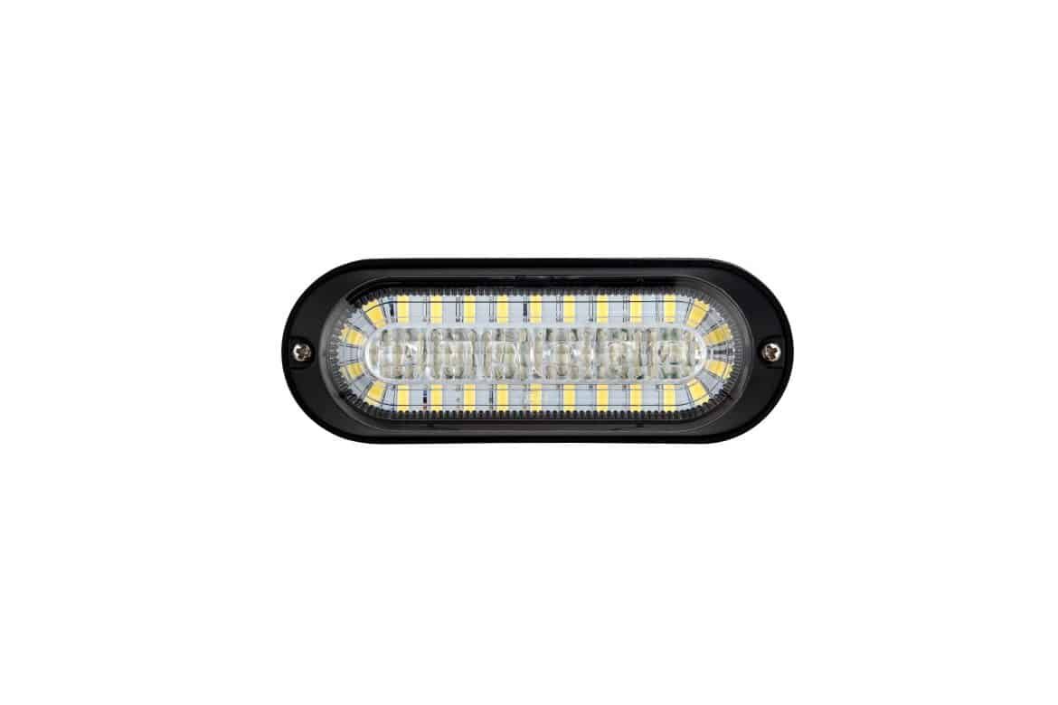 18-WATT LED HIGH POWER STROBE WITH BUILT-IN FLOOD WORK LIGHT