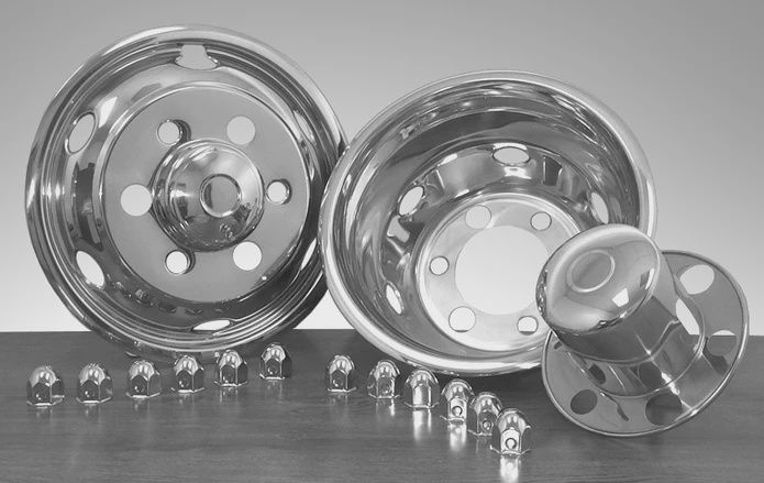 19.5" ISUZU 6 LUG,6HH NQR 127-9 REAR HUB COVER