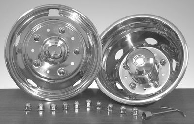 19.5" x 6" 2005 FORD FRONT TAG SET 10 LUG/5 HH