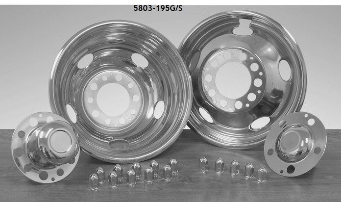 19.5"x 6 GM 73-C, 5 LUG F/10 LUG R (W/51009L)