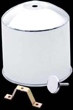 19.5" REAR HUB COVER - ALUM RIMS 8 NOTCHES