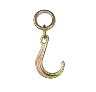 8" J Hook with Large O Ring - Grade 70