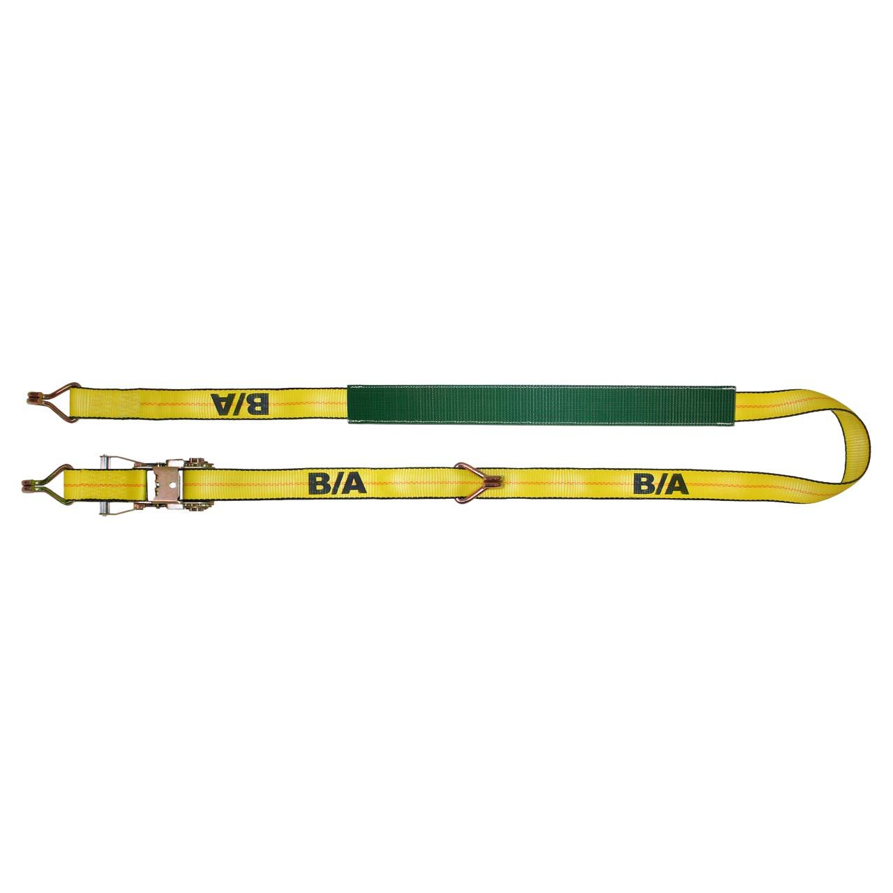 2" x 10' Double Finger Hook Ratchet Assembly w/Grip Strip &amp; Sleeve