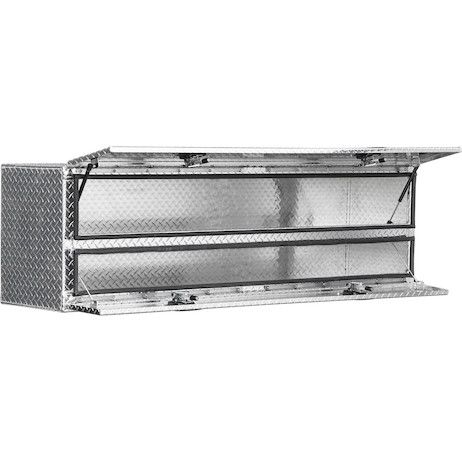 Diamond Tread Aluminum Heavy-Duty Flatbed Contractor Truck Box