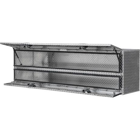 Diamond Tread Aluminum Heavy-Duty Flatbed Contractor Truck Box