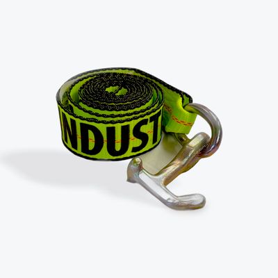 HiViz Green Prime Industries - 2" x 8' Hammerhead™ T-J Combo Hook Strap