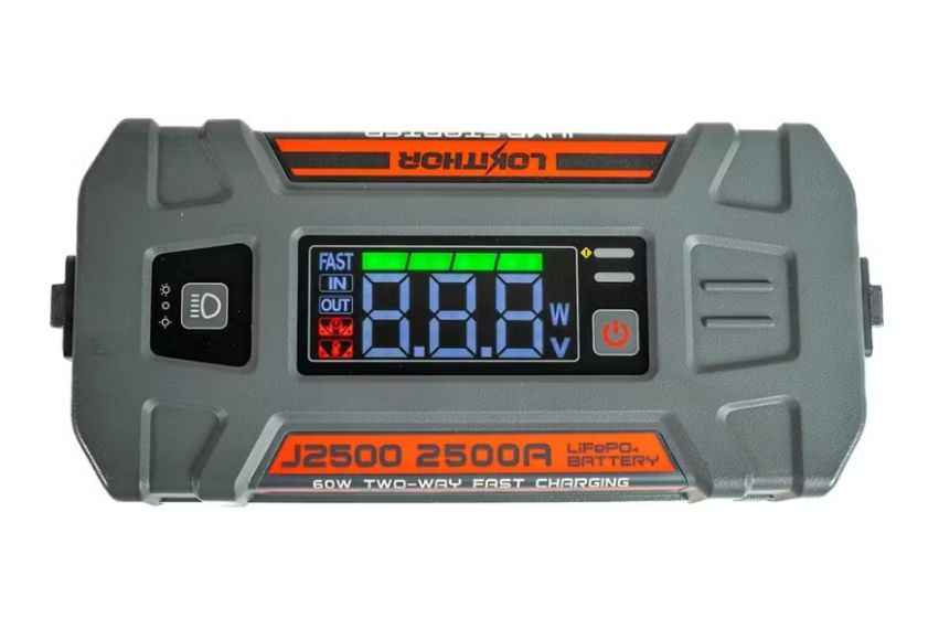 Lokithor JA2500 4-in-1 Portable Jump Pack w/ Air Compressor