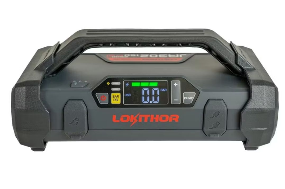 Lokithor Multi-Function Jump Starter and Air Compressor