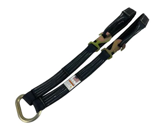 2" X 57" Axle V-Strap w/ 2" Flat Snap Hooks