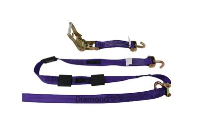 2" X 11' with Ratchet and Swivel J Hooks / Rubber Cleats