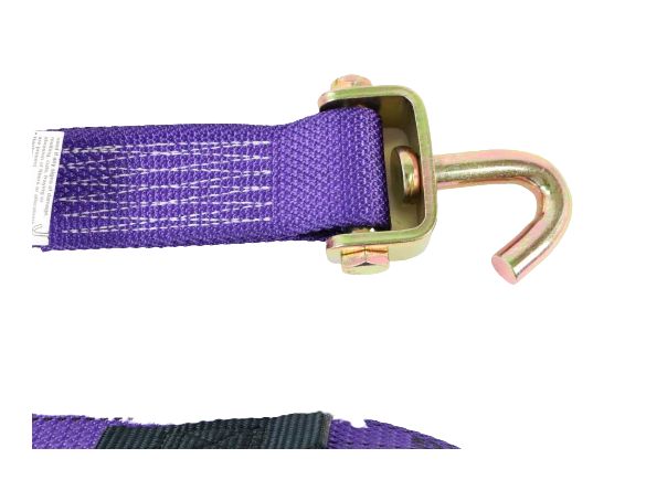 2" X 11' with Ratchet and Swivel J Hooks / Rubber Cleats