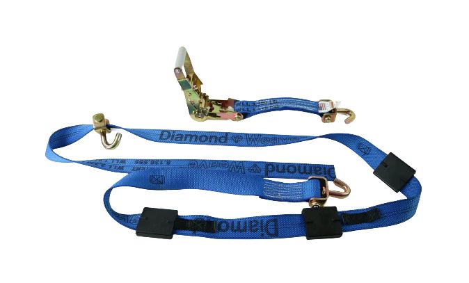 2" X 11' with Ratchet and Swivel J Hooks / Rubber Cleats