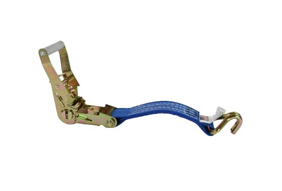 2" x 20' Ratchet Strap with Wire Hooks - DIAMOND WEAVE