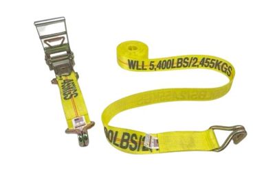 3" X 20' Ratchet Strap with Wire Hook