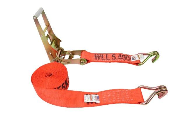 3" X 20' Ratchet Strap with Wire Hook