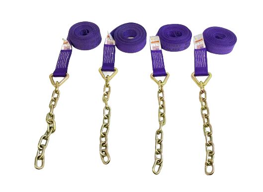 2" x 14' w/ Chain Tail - Diamond Weave (SINGLE STRAP)