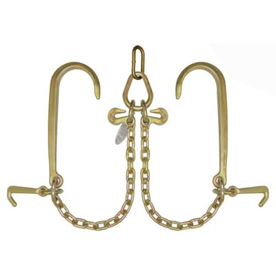 5/16" Low-Profile Grade 70 Mini J &amp; 15" J Hook V-Chain