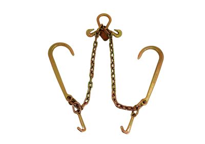 T&amp;A 24" V-Bridle Chain with Big 15" J and Mini J Hooks